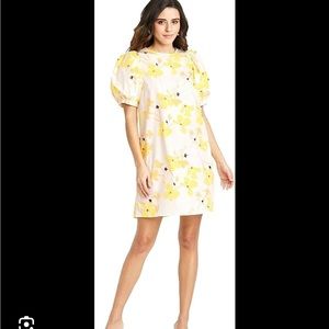 A New Day floral puff sleeve dress